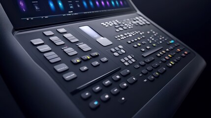 Advanced control panel for digital audio or video editing system
