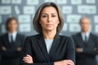 © Ai-Pixel - Confident businesswoman in a corporate setting