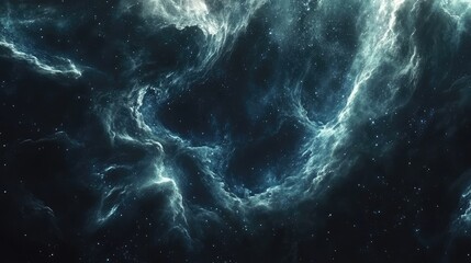 Wall Mural - a cosmic gate made of swirling galaxies and stars, leading to unknown dimensions beyond.