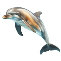 risos dolphin on isolated transparent background 