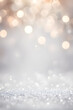 © Mia Fan - Silver christmas with bokeh lights background
