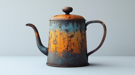 Wall Mural - Rusty Kettle