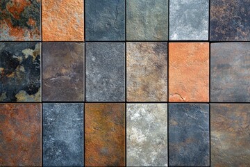 A close-up shot of a tiled floor. This image can be used for any project that needs a background or texture.