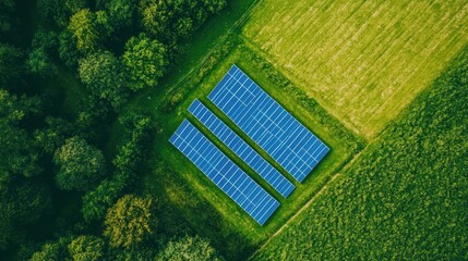 Wall Mural - renewable energy for tech companies, helping technology companies reduce their environmental impact 