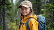 © CStock - School girl in outdoor adventure education in wilderness setting Perfect for promoting specialized outdoor programs that teach leadership, survival skills, and environmental stewardship.