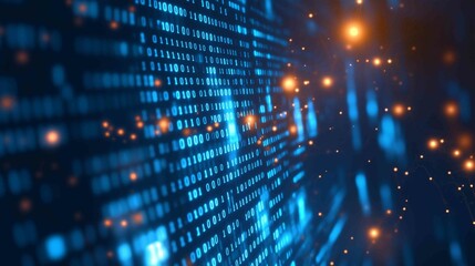 Digital background for tech, AI, data, audio, graphics, and more