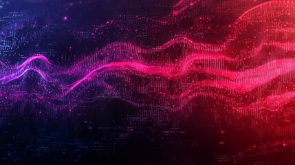 Digital background for tech, AI, data, audio, graphics, and more
