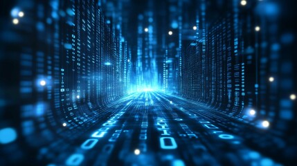 Digital background for tech, AI, data, audio, graphics, and more