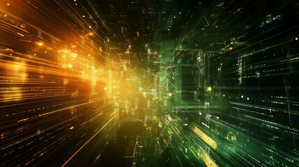 Digital background for tech, AI, data, audio, graphics, and more