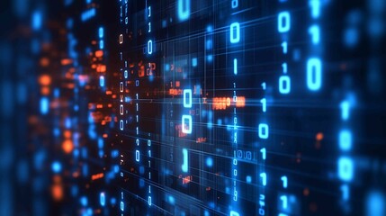 Digital background for tech, AI, data, audio, graphics, and more