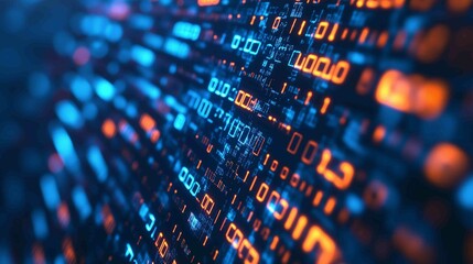 Digital background for tech, AI, data, audio, graphics, and more