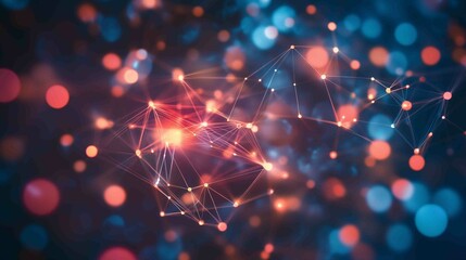 Digital background for tech, AI, data, audio, graphics, and more