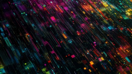 Digital background for tech, AI, data, audio, graphics, and more