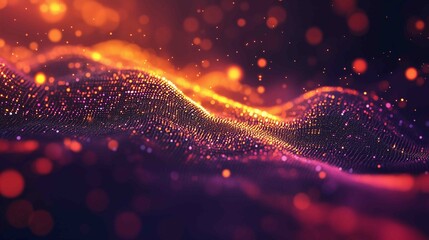 Digital background for tech, AI, data, audio, graphics, and more