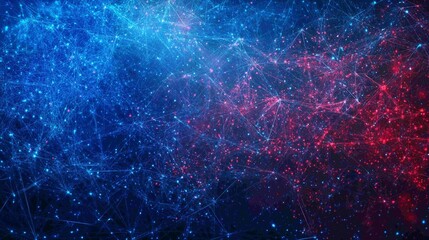 Wall Mural - digital abstract background. can be used in the description of network abilities, technological proc