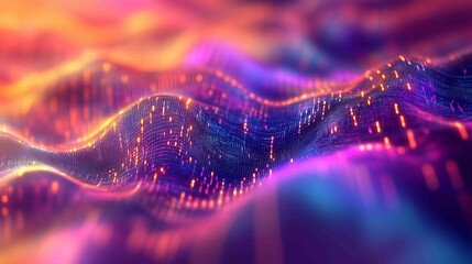 Wall Mural - digital abstract background. can be used in the description of network abilities, technological proc
