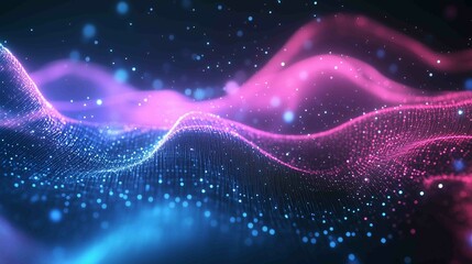 Wall Mural - digital abstract background. can be used in the description of network abilities, technological proc