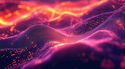 Wall Mural - digital abstract background. can be used in the description of network abilities, technological proc
