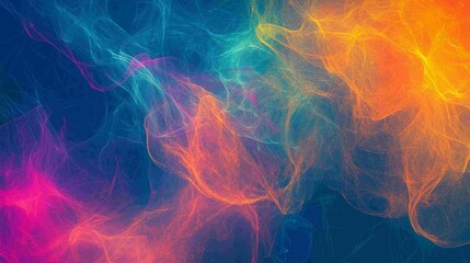 Wall Mural - digital abstract background. can be used in the description of network abilities, technological proc