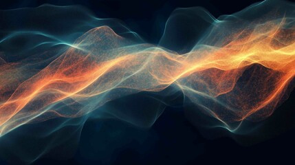 Wall Mural - digital abstract background. can be used in the description of network abilities, technological proc
