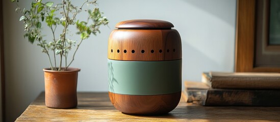 Poster - Wooden Aroma Diffuser on Table