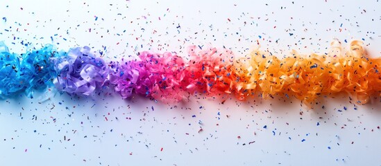 Sticker - Colorful Confetti Stream