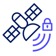 Sticker - illustration of a icon secure streaming