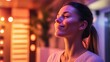 © CStock - Woman in modern infrared sauna Infrared saunas are a newer wellness trend with unique health benefits, making this a keyword with growing potential.