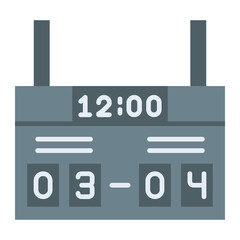 Canvas Print - Score board Icon