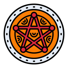 Sticker - Pentagram Icon