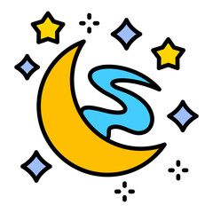 Sticker - Night Icon