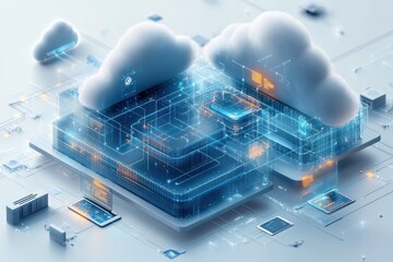 Wall Mural - Cloud Computing Data Center