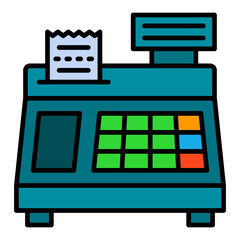 Wall Mural - Cash register Icon