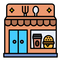 Sticker - Restaurant Icon