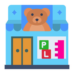 Sticker - Toys shop Icon