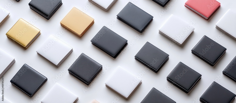 Minimalist Abstract Composition of Colored Boxes