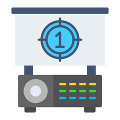 Sticker - Projector screen Icon