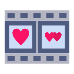 Sticker - Romantic movie Icon