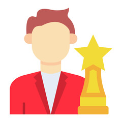 Sticker - Best actor Icon