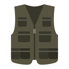 Sticker - Fishing vest Icon