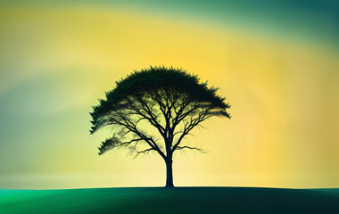 Tree Silhouette for Sustainability