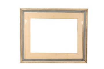 Wall Mural - Vintage picture frame isolated no background mockup