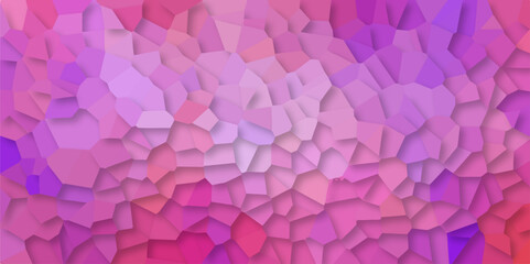 Beautiful pink crystallized polygon background. abstract light colorful stone tile pattern. modern wallpaper, trendy simple minimal geometric pastel background vector abstract mosaic backdrop.