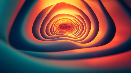 Abstract Tunnel of Light.