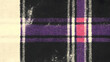 © janya - Purple and Cream Plaid Fabric Texture.