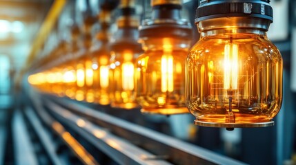 Poster - Illuminating Innovation The Beauty of Industrial Lighting Design in Modern Spaces