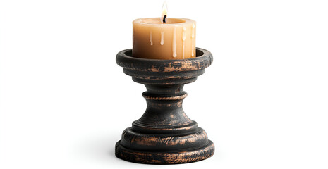 candlestick with candle