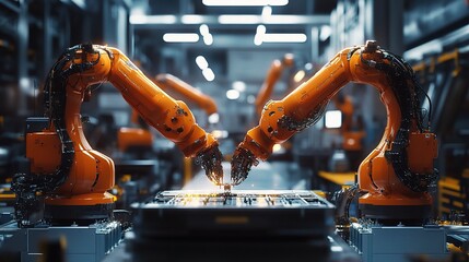 Poster - Industrial Robots Engaging in Assembly Process