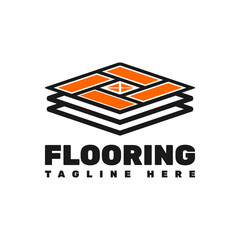 this is a logo template for a flooring company. it can be used for commercial or editorial purposes.