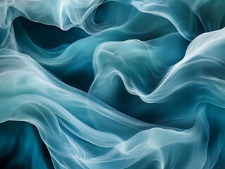 Abstract waves dynamic flow art